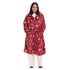 Snuggs Blanket Robe Red Tree Christmas